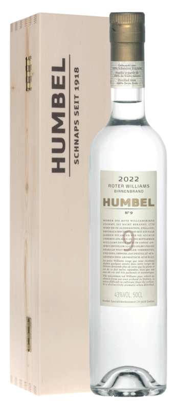 Nr. 9 Roter Williams 2022 in Holzkiste