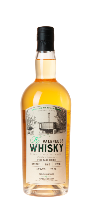 Whisky ValeReuss Rye Batch 1 2016  (Bio Knospe*)