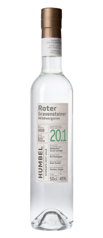 Nr. 20.1 Roter Gravensteiner Wildvergoren 2020 - Sonderedition (Bio Knospe*)